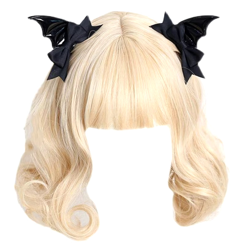 Hair Clips for Girl Halloween Hair Clips Lolita Bat Devil Wings Shape Barrettes Hair Barrettes for Toddler Girls